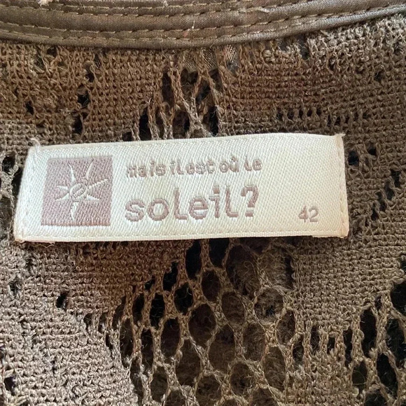 Mais il est ou le  Soleil | Lace Long Sleeve Fit & Flare Sweater - Picture 8 of 11